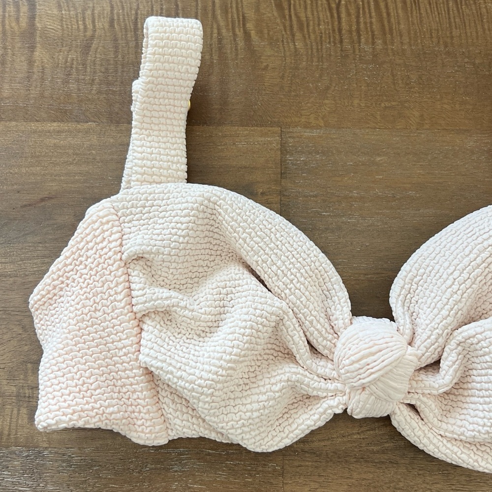 Montce Hayden Bikini Top Crema Scrunch NWOT - Picture 6 of 14